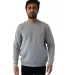 Next Level Apparel 9002NL Unisex Pullover PCH Crew in Heather gray front view