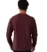 Next Level Apparel 9002NL Unisex Pullover PCH Crew in Heather maroon back view
