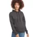 Next Level Apparel 9302 Unisex Classic PCH  Pullov HEATHER BLACK front view