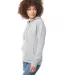 Next Level Apparel 9302 Unisex Classic PCH  Pullov HEATHER GRAY side view