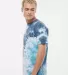Dyenomite 640LM LaMer Over-Dyed Crinkle Tie Dye T- Gulf side view