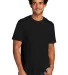 Port & Company PC330    Tri-Blend Tee in Black front view