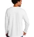 Port & Company PC330LS    Tri-Blend Long Sleeve Te in White back view