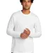 Port & Company PC330LS    Tri-Blend Long Sleeve Te in White front view
