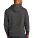 District Clothing DT8100 District   Re-Fleece  Hoo Charcoal Hthr back view