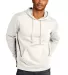 District Clothing DT8100 District   Re-Fleece  Hoo in Vintage white front view