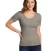 District Clothing DT6020 District   Women's V.I.T. Grey Frost front view