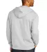 District Clothing DT8102 District   Re-Fleece  Ful in Ash back view