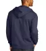 District Clothing DT8102 District   Re-Fleece  Ful Hthrd Navy back view