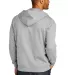 District Clothing DT8102 District   Re-Fleece  Ful in Lt hthr grey back view