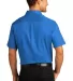 Port Authority W809 Short Sleeve SuperPro React Tw in Strongblue back view
