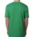 Next Level 3200 Fitted Short Sleeve V in Kelly green back view