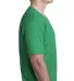 Next Level 3200 Fitted Short Sleeve V in Kelly green side view