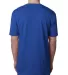 Next Level 3200 Fitted Short Sleeve V in Royal back view