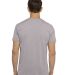 Next Level 3200 Fitted Short Sleeve V Neck T Shirt in Heather gray