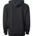 Independent Trading Co. SS1000 Icon Unisex Lightwe Black back view
