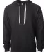 Independent Trading Co. SS1000 Icon Unisex Lightwe Black front view