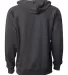Independent Trading Co. SS1000 Icon Unisex Lightwe Charcoal Heather back view
