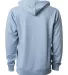 Independent Trading Co. SS1000 Icon Unisex Lightwe Misty Blue back view
