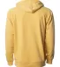 Independent Trading Co. SS1000 Icon Unisex Lightwe Harvest Gold back view