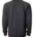 Independent Trading Co. SS1000C Icon Unisex Lightw Charcoal Heather back view