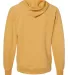 Independent Trading Co. SS1000Z Icon Unisex Lightw Harvest Gold back view