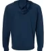 Independent Trading Co. SS1000Z Icon Unisex Lightw Indigo back view
