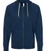 Independent Trading Co. SS1000Z Icon Unisex Lightw Indigo front view