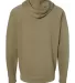 Independent Trading Co. SS1000Z Icon Unisex Lightw Olive back view