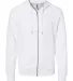 Independent Trading Co. SS1000Z Icon Unisex Lightw White front view