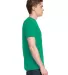 Next Level 3600 Premium Cotton Slim Fit Unisex Tee in Kelly green side view