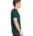 Next Level 3600 Premium Cotton Slim Fit Unisex Tee in Forest green side view