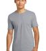 Next Level 3600 Wholesale Premium Cotton Plain t s in Heather gray front view