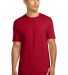 Next Level 3600 Wholesale Premium Cotton Plain t s in Red front view