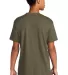 Next Level 3600 Premium Cotton Slim Fit Unisex Tee in Military green back view