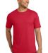 Next Level 6010 Wholesale Tri-Blend Plain T Shirt  in Red front view
