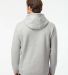 Adidas Golf Clothing A432 Fleece Hooded Sweatshirt in Grey heather back view