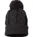 Richardson Hats 141R Chunk Twist Cuffed Beanie Heather Charcoal front view