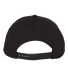 Richardson Hats 212 Pro Twill Snapback Cap Black back view