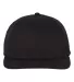 Richardson Hats 212 Pro Twill Snapback Cap Black front view