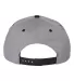 Richardson Hats 212 Pro Twill Snapback Cap Grey/ Black back view