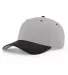Richardson Hats 212 Pro Twill Snapback Cap Grey/ Black side view