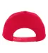 Richardson Hats 212 Pro Twill Snapback Cap Red back view