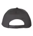 Richardson Hats 212 Pro Twill Snapback Cap Charcoal back view