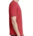 Next Level 6200 Men's Festival Poly/Cotton Tee RED side view