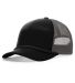 Richardson Hats 213 Low Pro Foamie Trucker Cap Black/ Charcoal/ Black side view