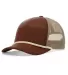 Richardson Hats 213 Low Pro Foamie Trucker Cap Brown/ Tan/ Khaki side view