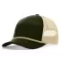 Richardson Hats 213 Low Pro Foamie Trucker Cap Dark Olive/ Tan/ Khaki side view
