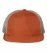 Richardson Hats 935 Rouge Wide Set Mesh Cap Texas Orange/ Khaki front view