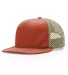 Richardson Hats 935 Rouge Wide Set Mesh Cap Texas Orange/ Khaki side view